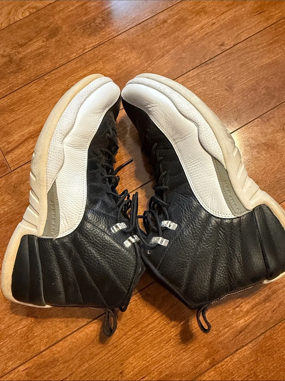 Air Jordan retro 12  Style Men's Basketball Shoes - Black/White/Red